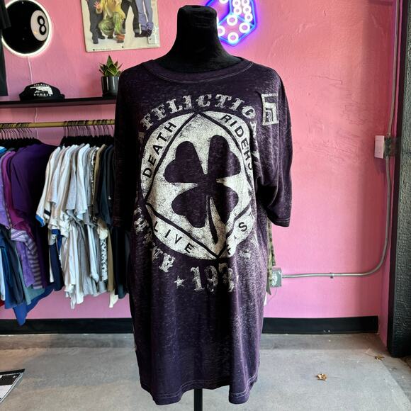 Affliction Live Fast Tee Size XL - Picture 1 of 7